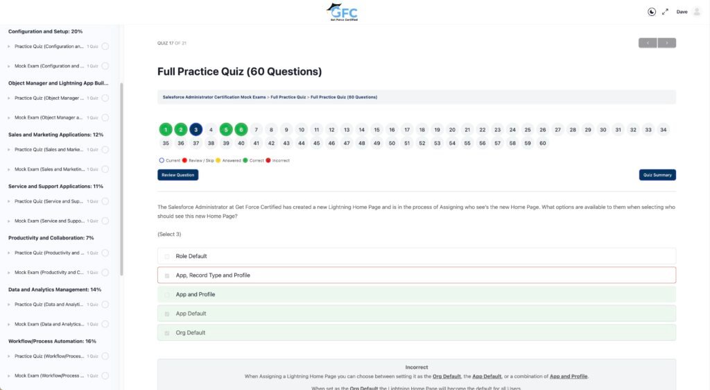 Randomized questions from a large question bank!