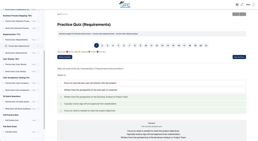 Randomized questions from a large question bank!