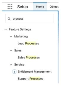 Salesforce Business Process