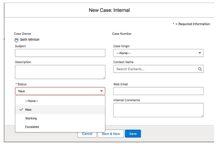 Salesforce Business Process