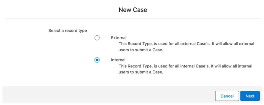 Salesforce Record Types Result One